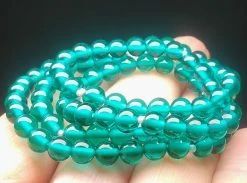 Tools4transformation Teal Andara Crystal Necklace 5mm 19inch