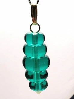 Tools4transformation Teal Andara Crystal Pendant