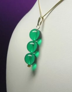 Tools4transformation Teal Andara Crystal Pendant (3 X 12mm) Pendants