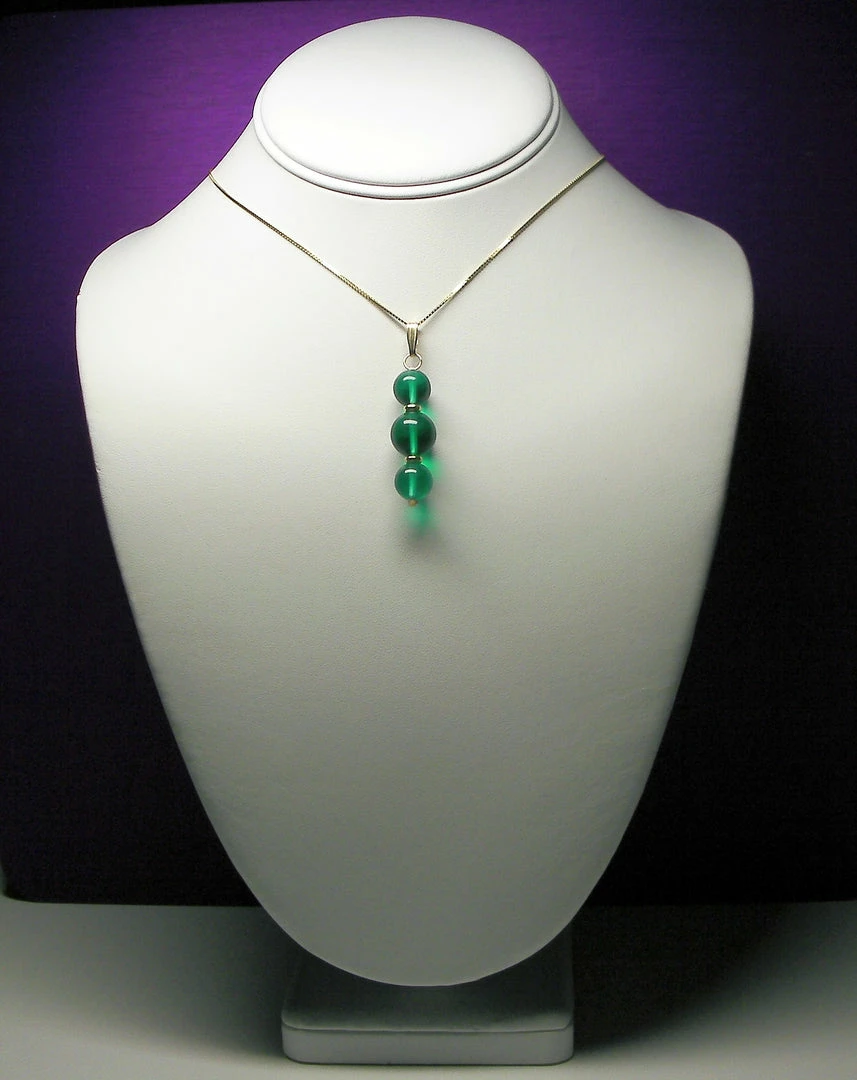 Tools4transformation Teal Andara Crystal With Gold Pendant (2 X 10mm & 1 X 12mm) Pendants