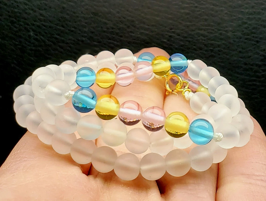 Tools4transformation Three Fold Flame Andara Crystal Necklace