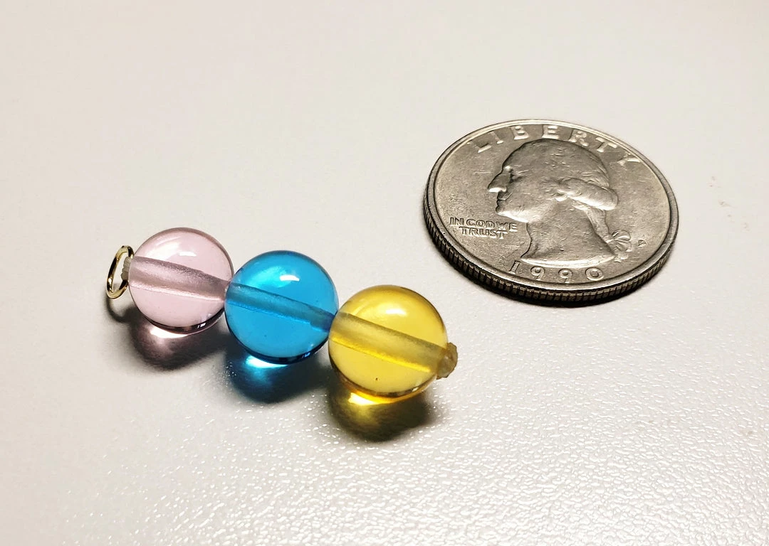 Tools4transformation Three-Fold Flame Andara Crystal Pendant (3 X 10mm) Healing Flames