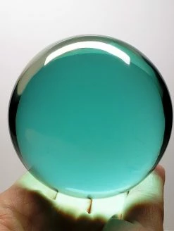 Tools4transformation Turquoise (Cyan) Andara Crystal Sphere 2.65inch 564g SPECIAL BUY