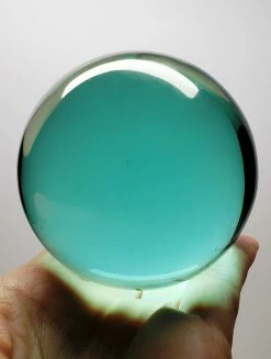 Tools4transformation Turquoise (Cyan) Andara Crystal Sphere 2.65inch 580g