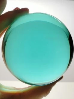 Tools4transformation Turquoise (Cyan) Andara Crystal Sphere 3inch 778g