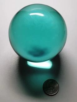 Tools4transformation Turquoise (Cyan) Andara Crystal Sphere 3inch 778g