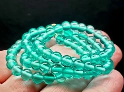 Tools4transformation Turquoise Andara Crystal Necklace 5mm 17.75inch