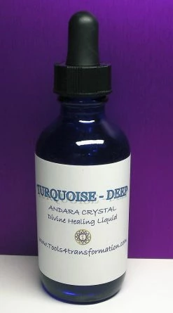 Tools4transformation Liquid Andaras - Vibrational Essences Turquoise - Deep Andara Crystal Liquid