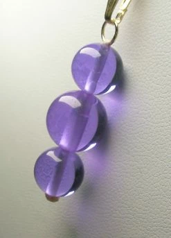 Tools4transformation Violet Flame Andara Crystal Pendant Healing Flames