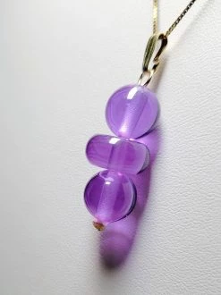Tools4transformation Violet Flame Andara Crystal Pendant