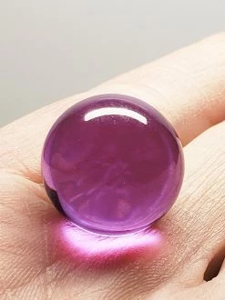 Tools4transformation Violet Andara Crystal Mini Sphere 16mm Andara Crystal Healing & Meditation Tools
