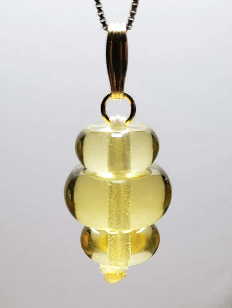 Tools4transformation Yellow Andara Crystal Pendant