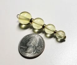 Tools4transformation Pendants Yellow Andara Crystal With Gold Pendant (1 X 8-14mm)