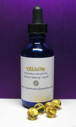 Tools4transformation Yellow - Golden Andara Crystal Liquid Liquid Andaras - Vibrational Essences