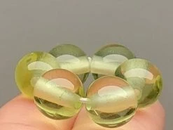 Tools4transformation Yellow Green Andara Crystal Therapy/Meditation Ring Chakra Sets