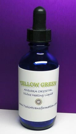 Tools4transformation Yellow Green Andara Crystal Liquid