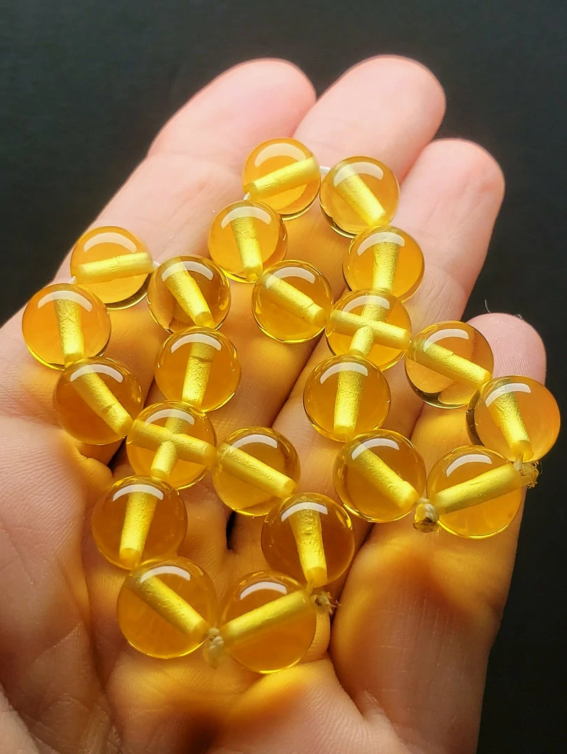 Tools4transformation Yellow Andara Crystal Color Ray Healing Tool PAIR